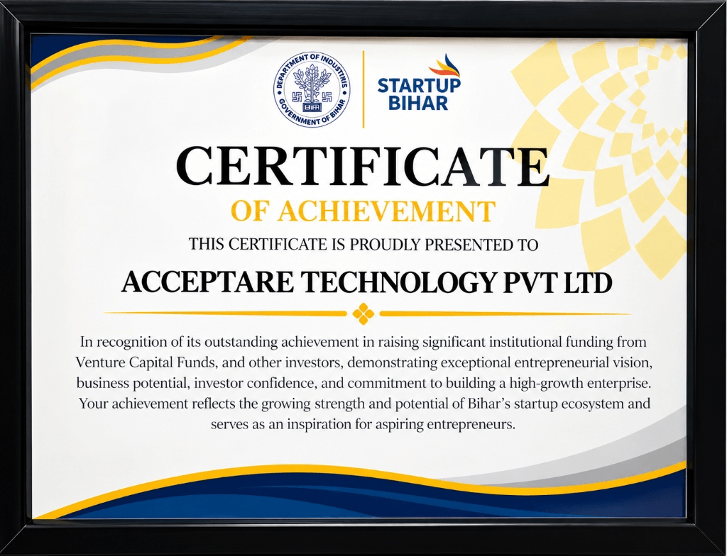 Recognized by Startup Bihar